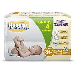 Huggies pañales de diferentes etapas, para el desarrollo de tu bebe 